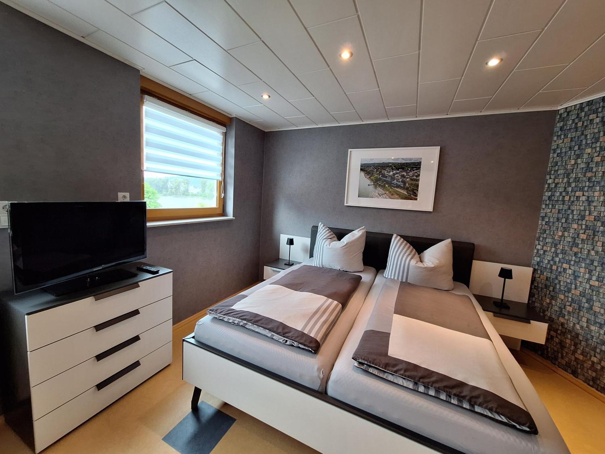 Ferienwohnung Rhens Am Rhein Buitenkant foto